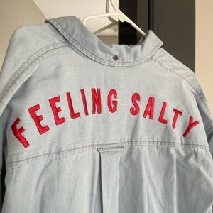 Billabong denim oversized shirt